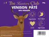 The Hunters Club - Pâté For Dogs 400g