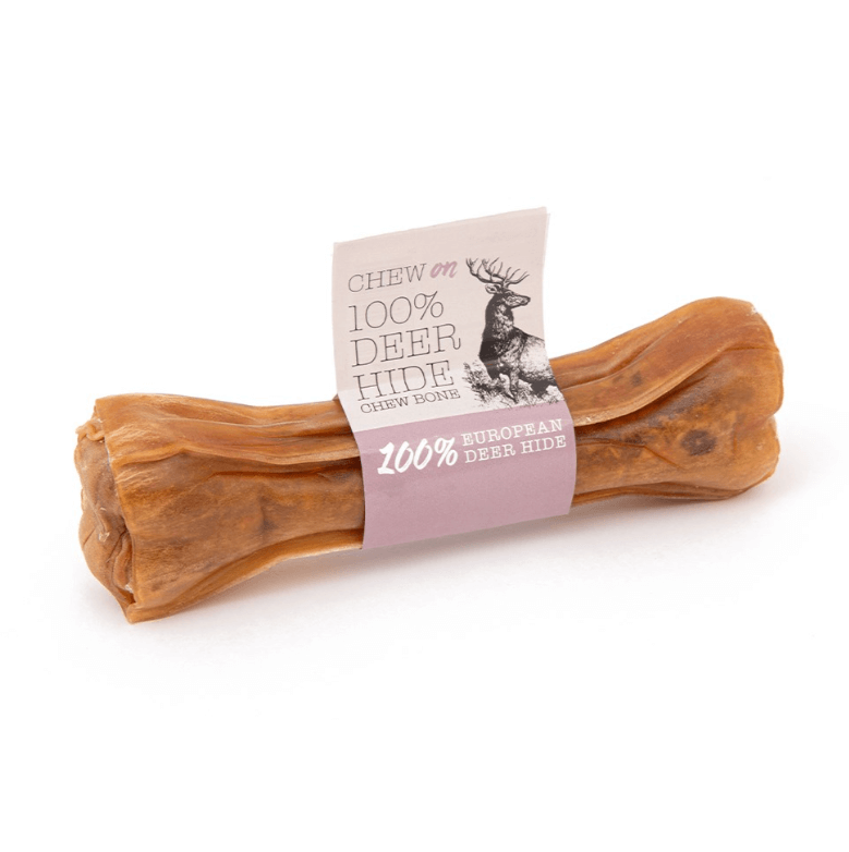 Chew On 100% Deer Hide Bone 12cm