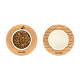 Scruffs 25cm Set of 2 Cork Pet Placemats - Wave & Paw