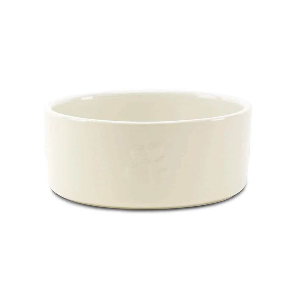 Scruffs Icon Dog Food Bowl - Cream