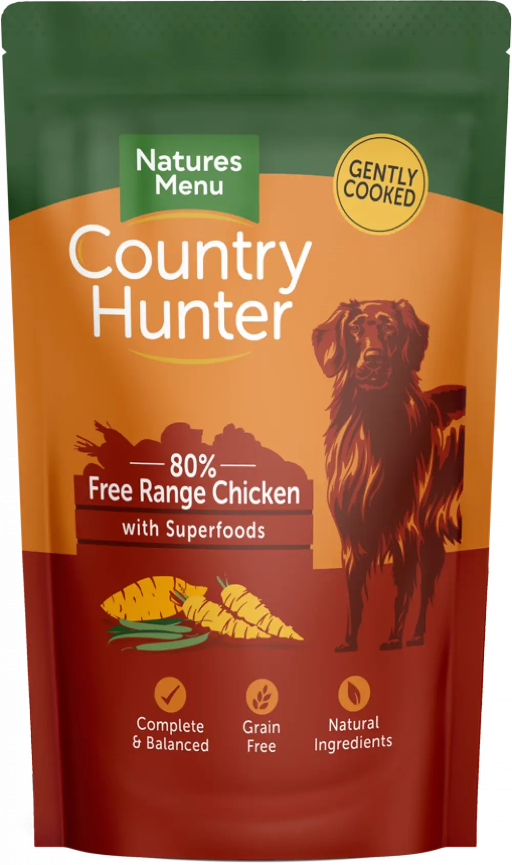 Natures Menu Country Hunter Free Range Chicken Dog Food Pouch