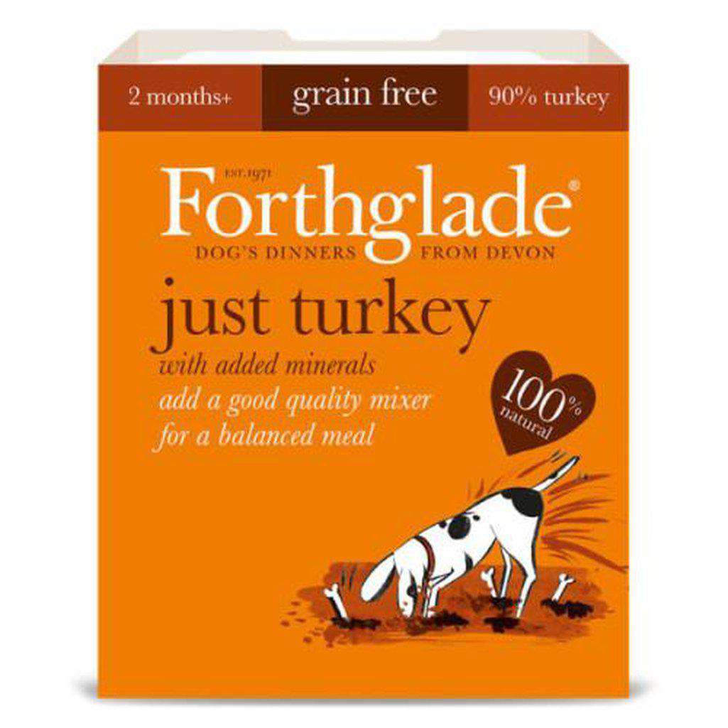 Forthglade Just Turkey Grain Free Wet Dog Food 395g-Dog Wet Food-Forthglade-Dofos Pet Centre