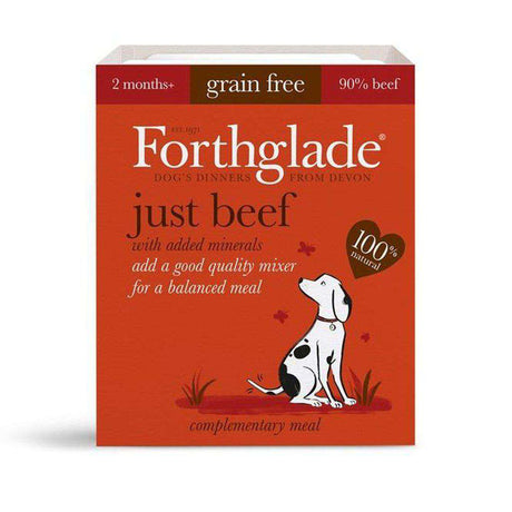 Forthglade Just Beef Wet Dog Food 395g-Dog Wet Food-Forthglade-Dofos Pet Centre