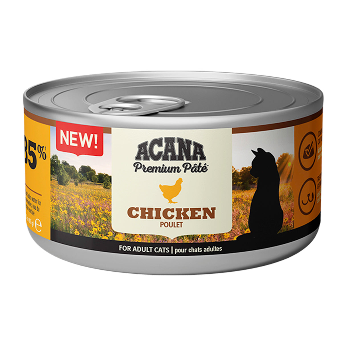 Acana Premium Cat Pâté Chicken For Adult Cats 85G