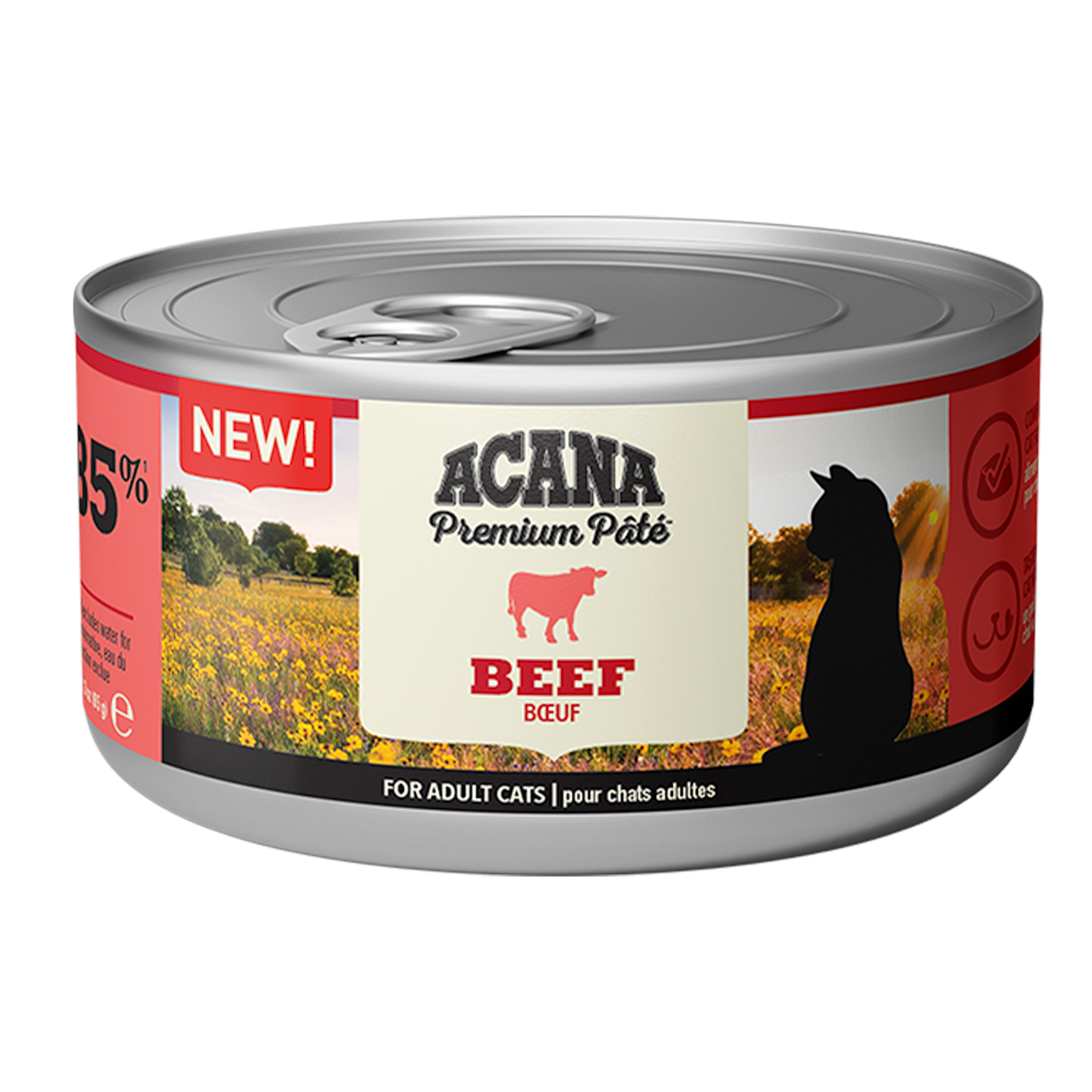 Acana Premium Cat Pâté Beef For Adult Cats 85G