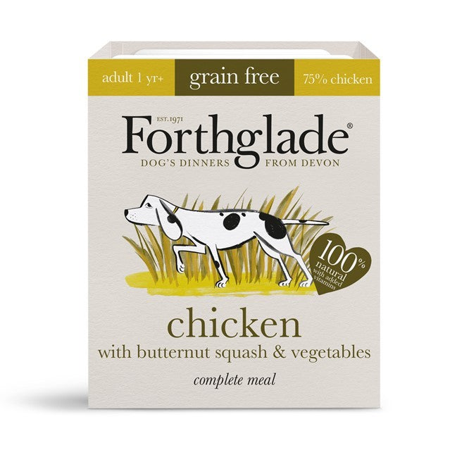 Forthglade Complete Grain Free Chicken Butternut Squash & Veg 395g