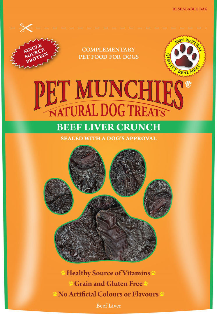 Pet Munchies Beef Liver Crunch 90g