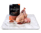 Purrform Quail and Rabbit with Ground Bone - POUCH (6x70g)