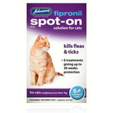 Johnson's Fipronil Spot-On for Cats-Health & Treatments-Johnson's-6 Pack (30 Weeks)-Dofos Pet Centre