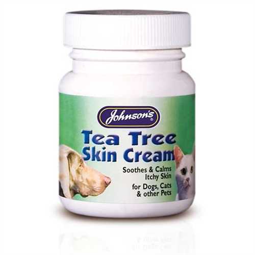 Johnson's Dog & Cat Tea Tree Antiseptic Skin Cream 50g